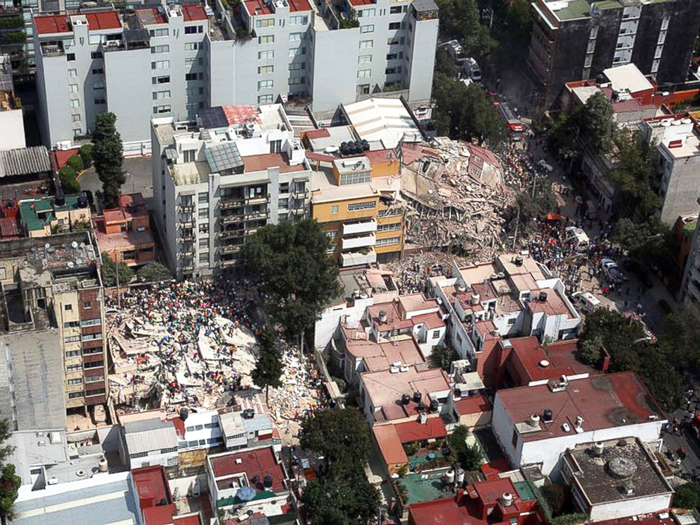 Death Tolls Keep Rising in Mexico Earthquake as Rescue Groups Continue Searching